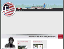 Tablet Screenshot of cityofforest.com